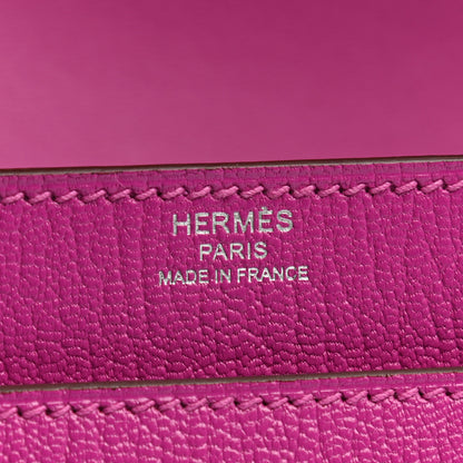Hermes Chevre Mysore Verrou Clutch Magnolia 6 of 11