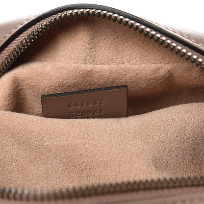 Gucci Calfskin Matelasse Small GG Marmont Chain Shoulder Bag Taupe 7 of 9