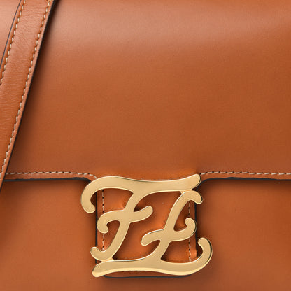 Fendi Vitello King Karligraphy Crossbody Bag Cuoio 10 of 10
