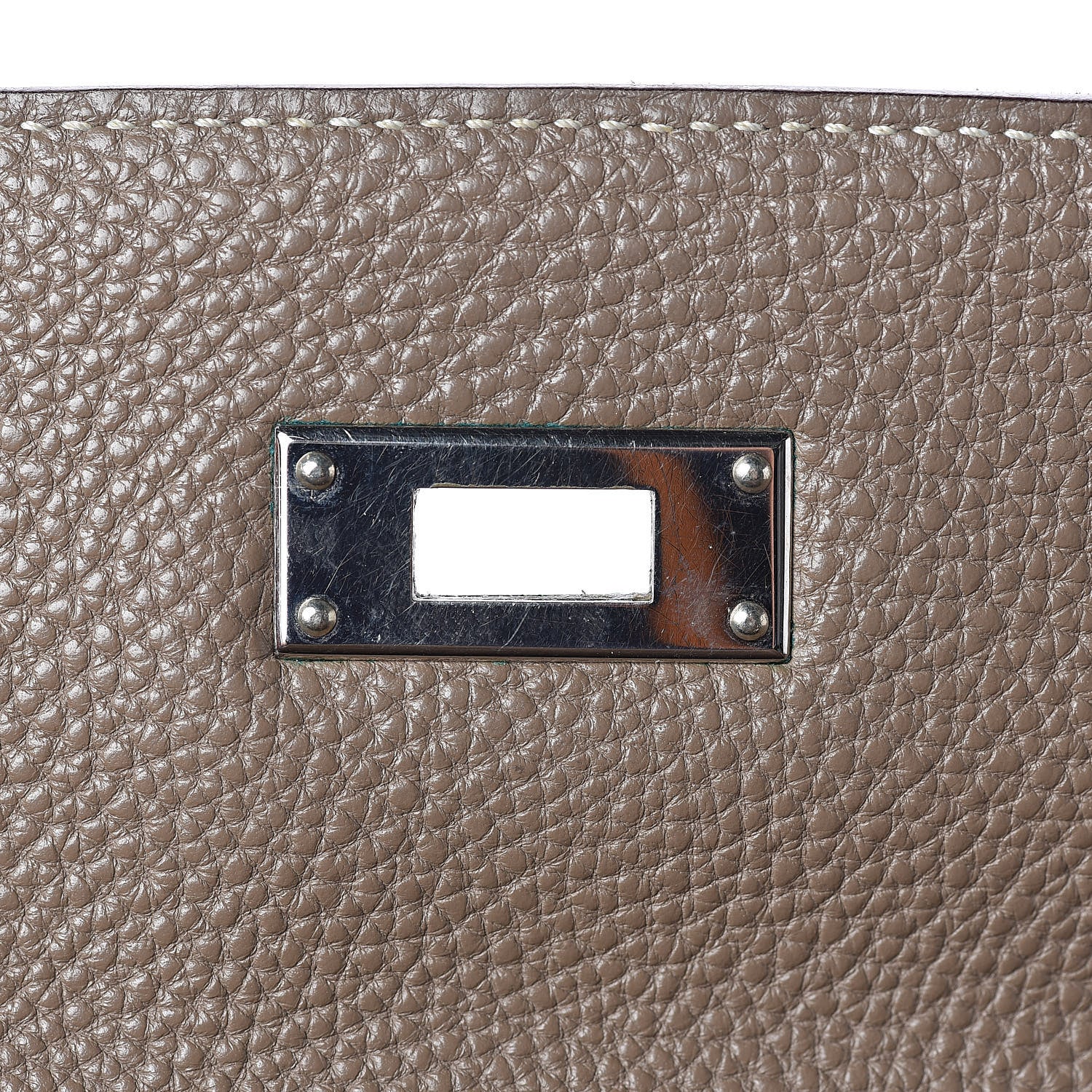 Hermes Togo Kelly Retourne 35 Etoupe 12 of 36