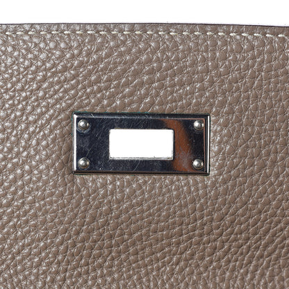 Hermes Togo Kelly Retourne 35 Etoupe 12 of 36