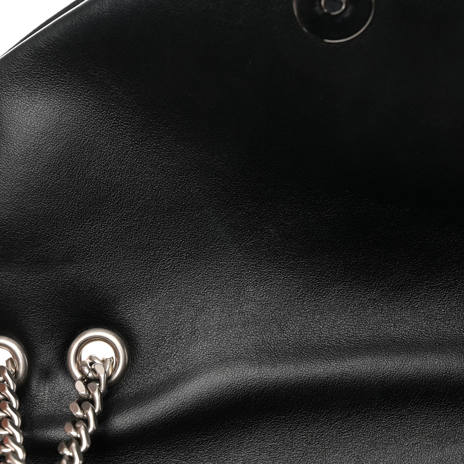 Saint Laurent Calfskin Y Quilted Monogram Small Loulou Chain Satchel Black 11 of 13