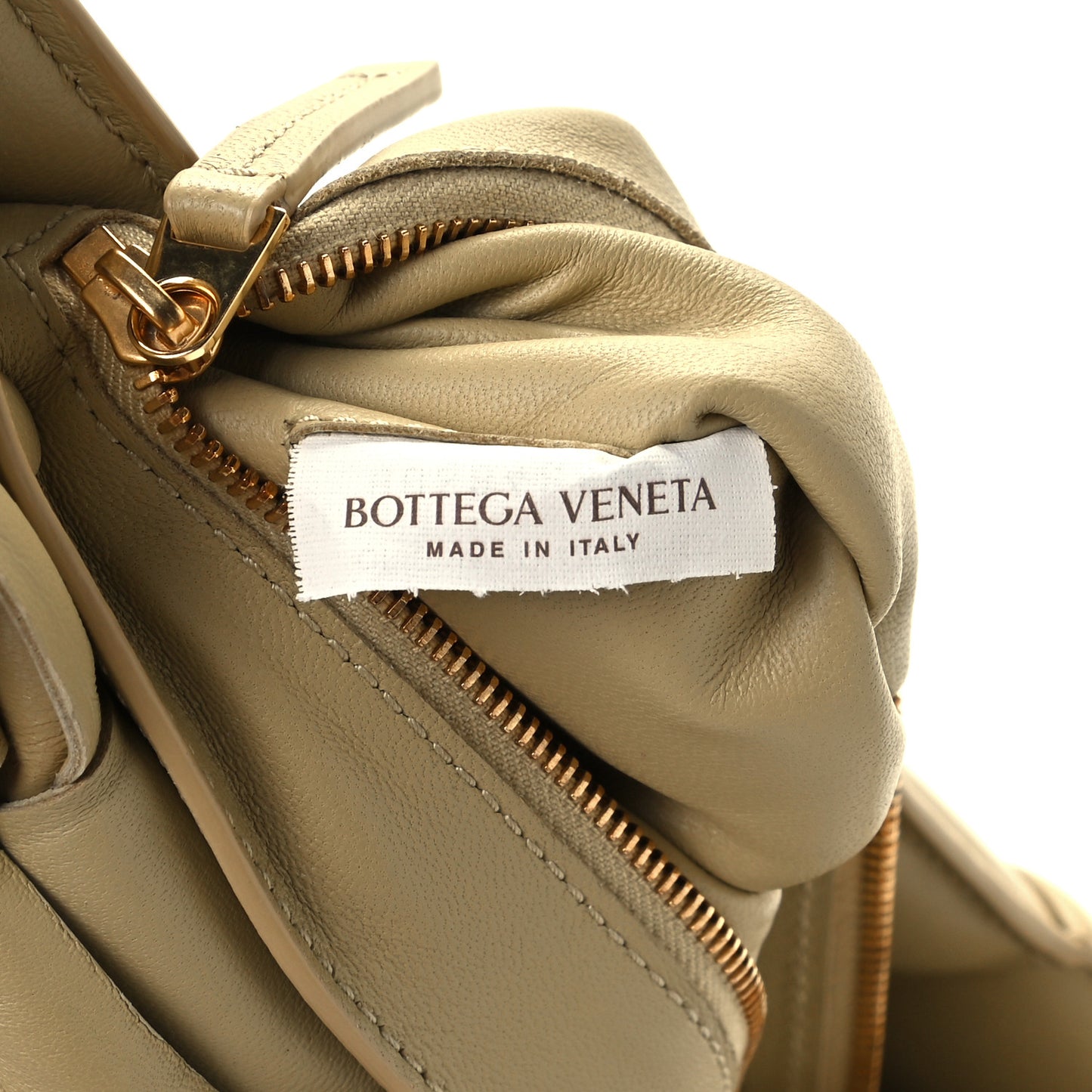 Nappa Maxi Intreccio Padded Cassette Crossbody Bag Tapioca