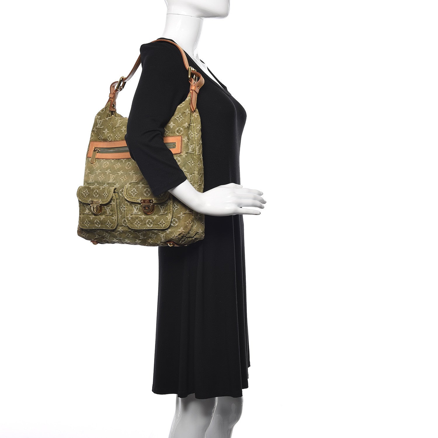Louis Vuitton Denim Baggy GM Lichen 2 of 14