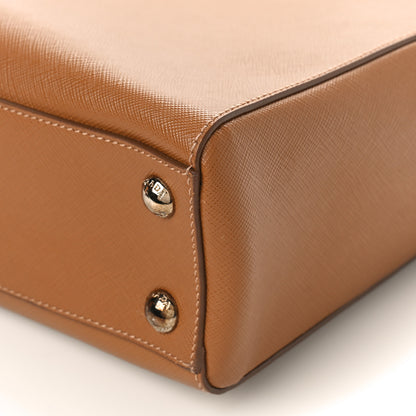Prada Saffiano Lux Shopping Tote Caramel 8 of 10