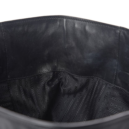 Prada Soft Calfskin Shopping Tote Black 10 of 14