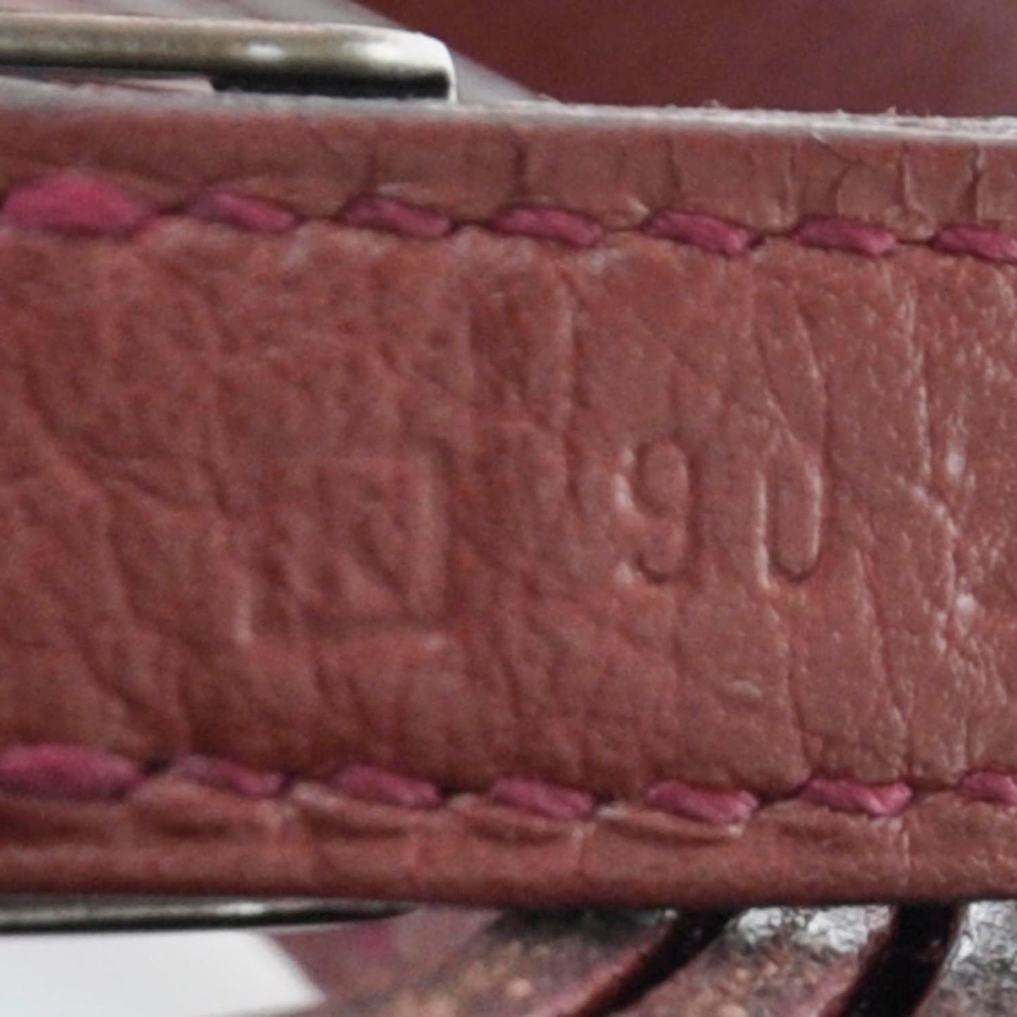 Clemence Belt 90 Rouge