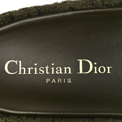 Christian Dior Oblique Denim D-Way Platform Sandal 37 Kaki 6 of 6