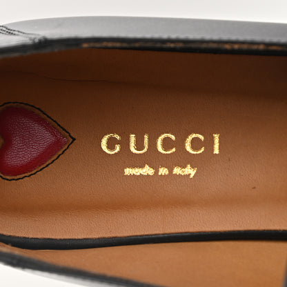 Gucci Calfskin Web Peyton Loafer Pumps 36.5 Black 7 of 10