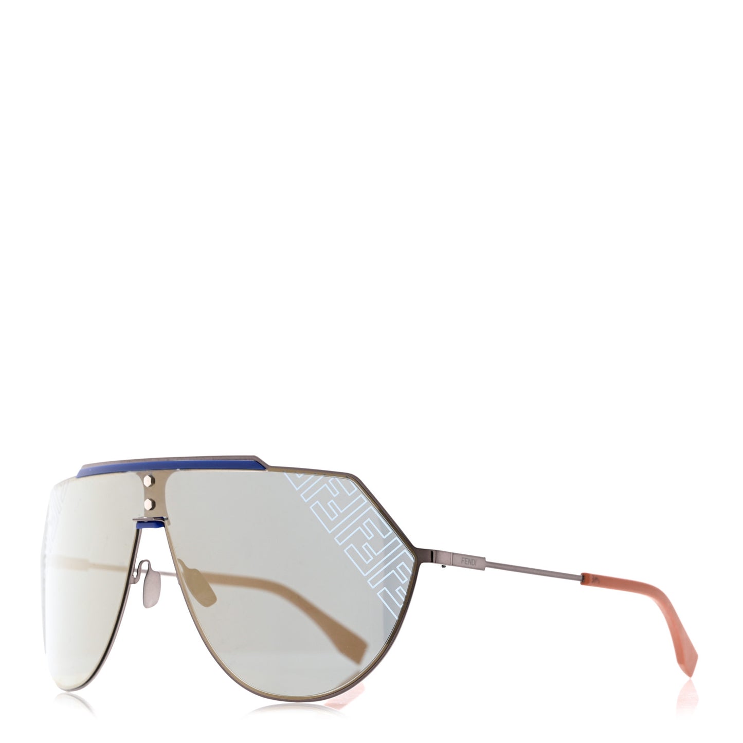 FF 99MM Shield Sunglasses FF M0075/S Silver