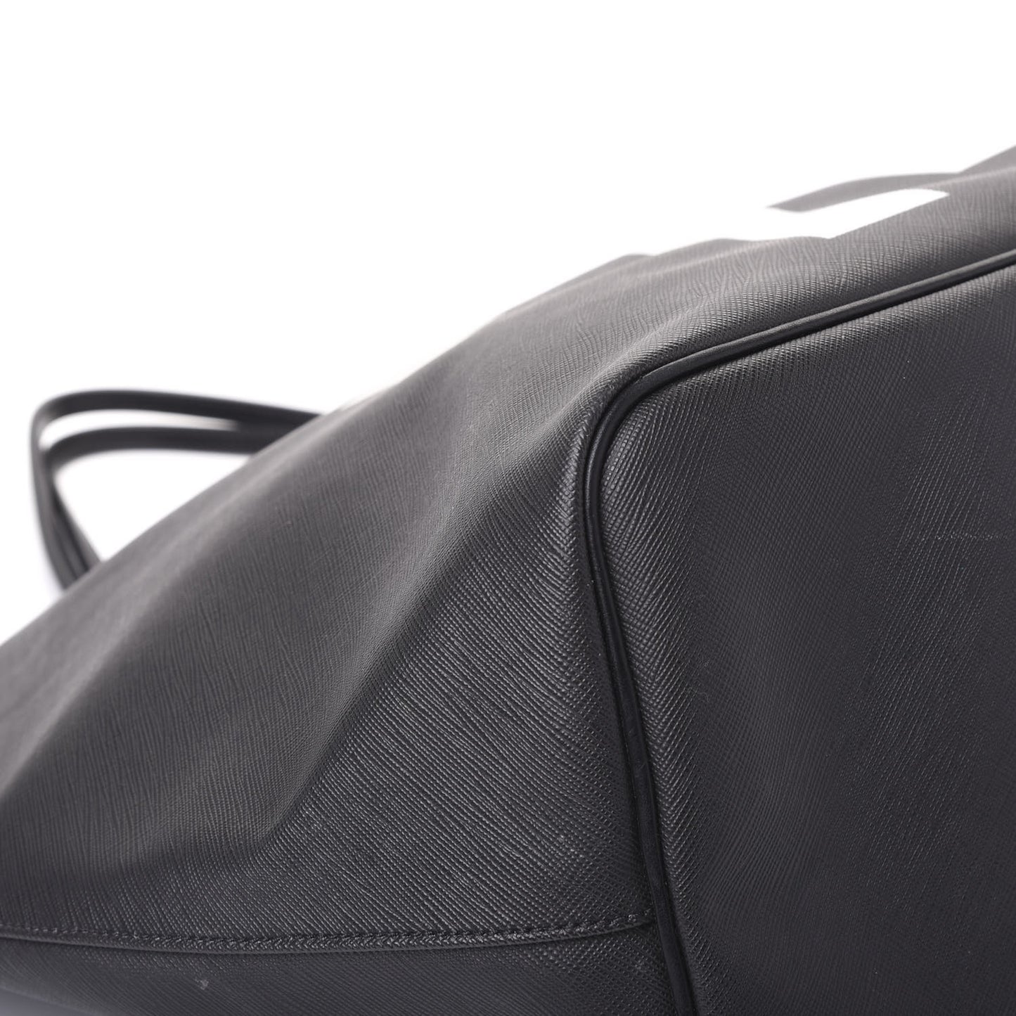 Textured Coated Canvas Favelas Large Antigona Tote Black