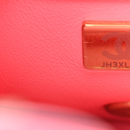 Chanel Shiny Caviar Pick Me Up Flap Belt Bag Pink 8 of 12