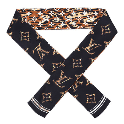 Louis Vuitton Silk Monogram Giant Jungle Bandeau Black 1 of 3