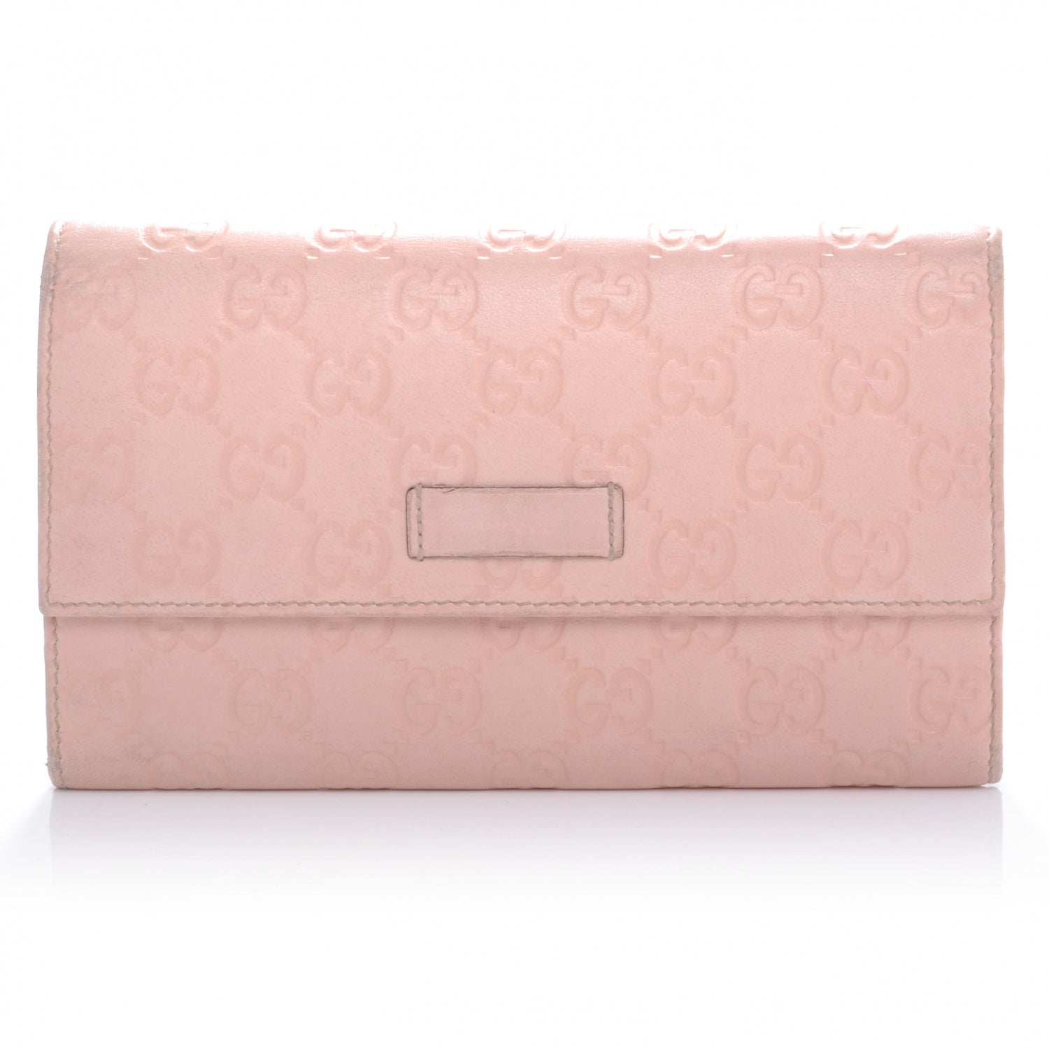 Gucci Guccissima Joy Continental Snap Oranizer Wallet Rose Dragea 1 of 7