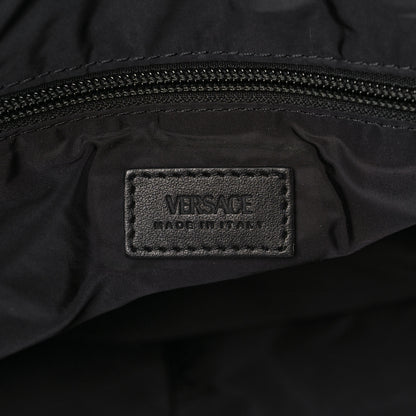 Versace Nylon La Greca Logo Tote Black 6 of 11
