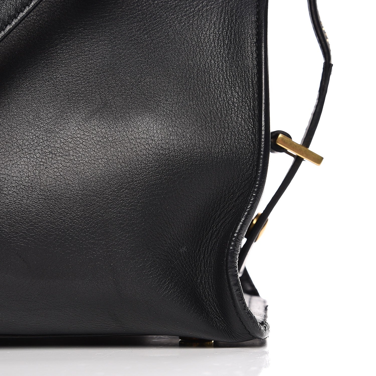 Saint Laurent Calfskin Monogram Baby Downtown Cabas Black 12 of 17