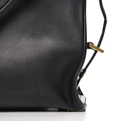 Saint Laurent Calfskin Monogram Baby Downtown Cabas Black 12 of 17