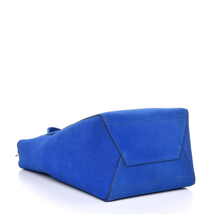 Celine Suede Sangle Bucket Bag Electric Blue 4 of 6