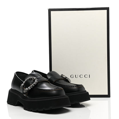 Gucci Cordovan Lux Dionysus Hunder Loafers 39 Black 12 of 12