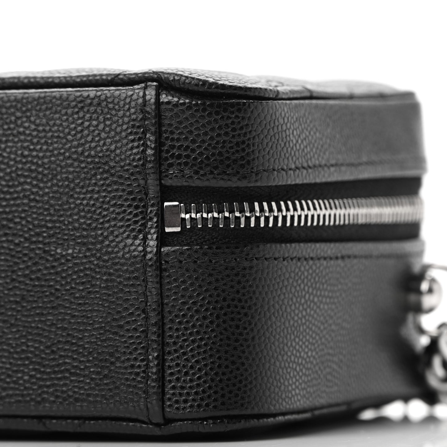 Caviar Quilted Camera Bag Black