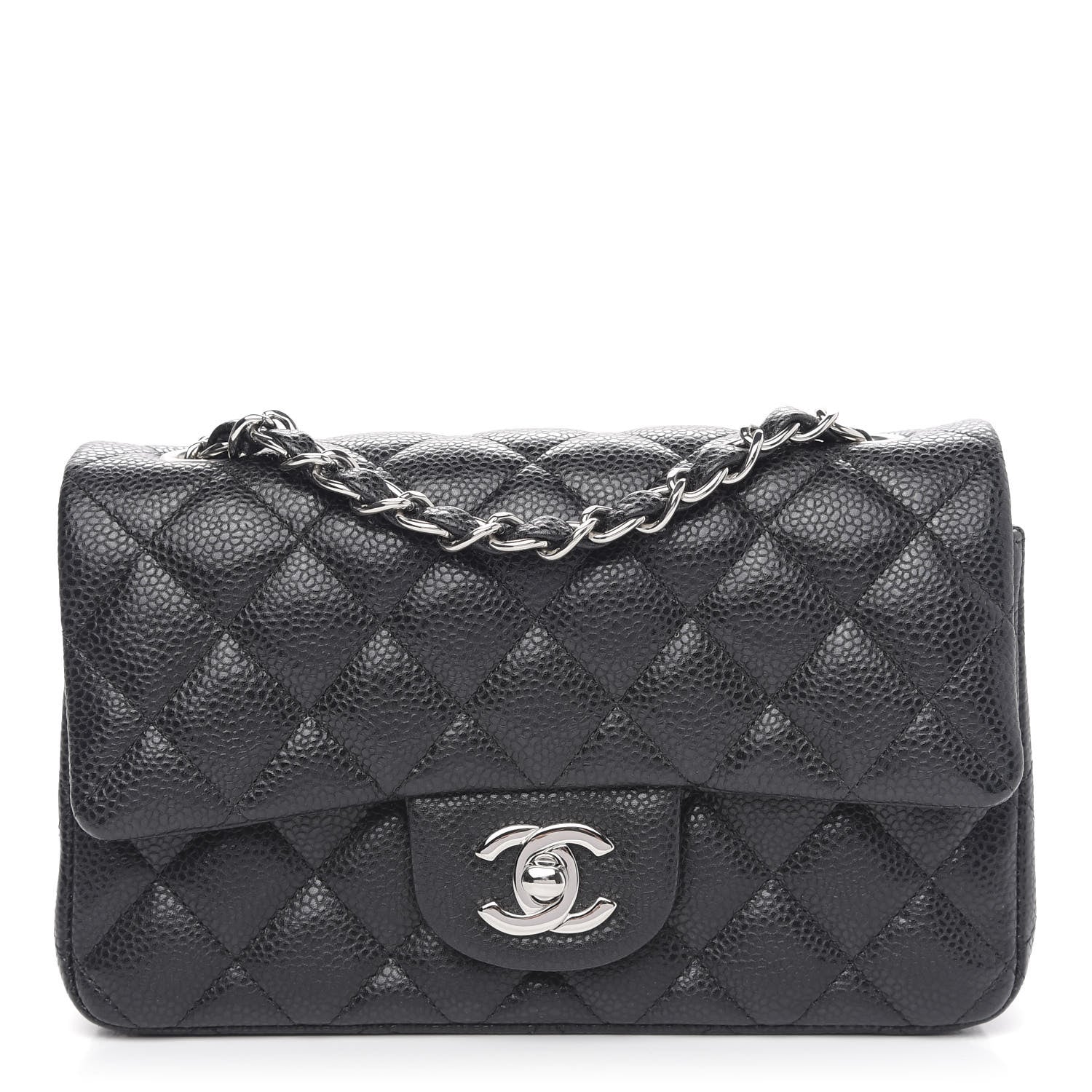 Chanel Caviar Quilted Mini Rectangular Flap Black 1 of 12