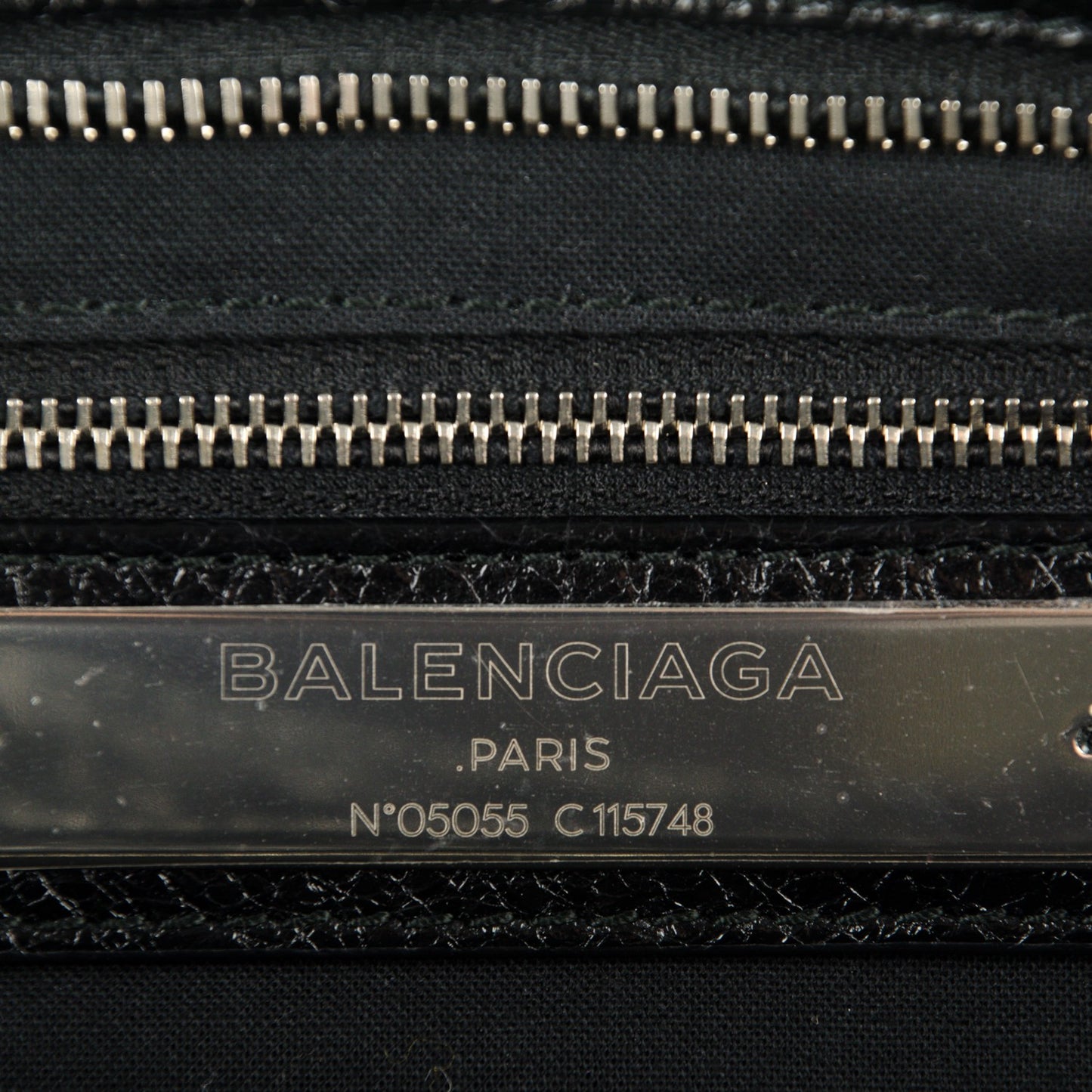 Agneau Classic Silver Hardware City Black