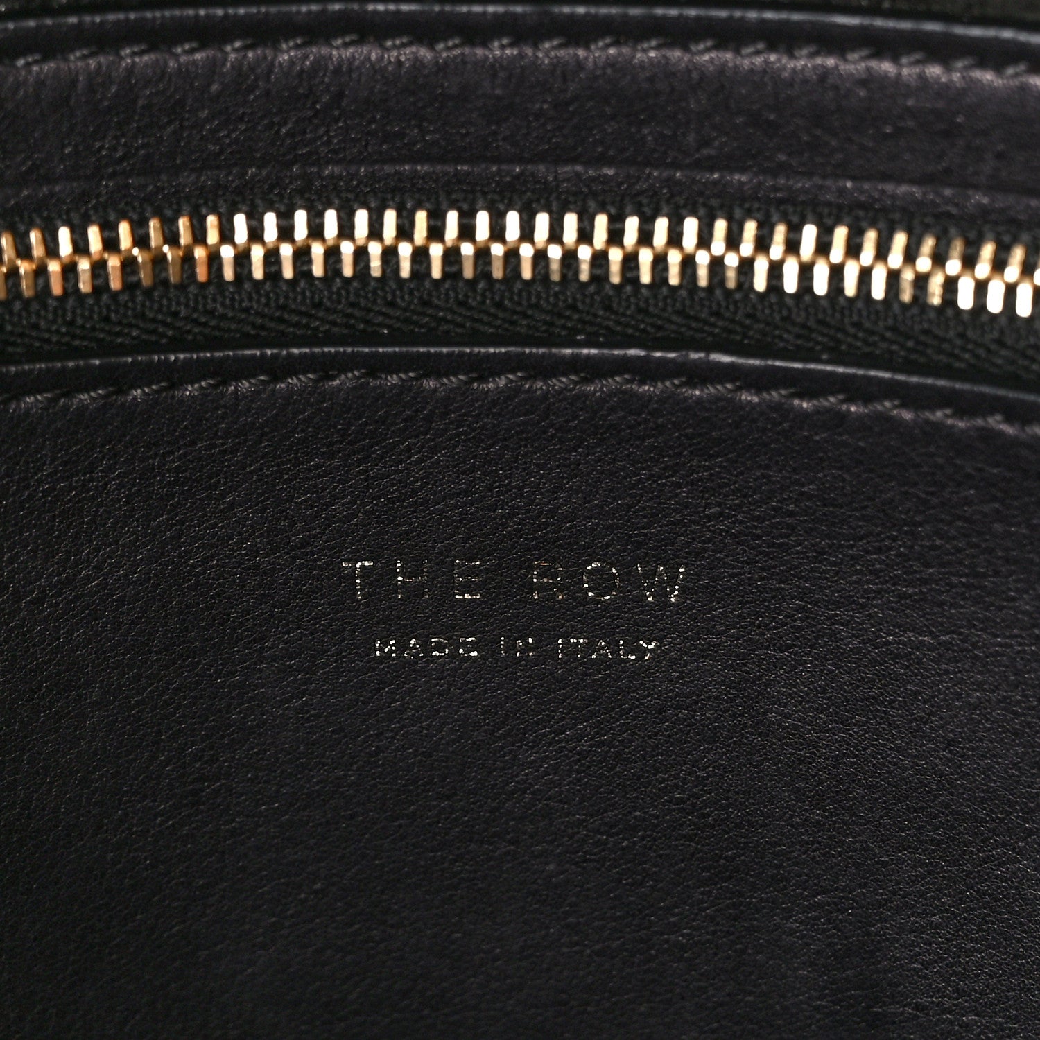 The Row Calfskin Mail Bag Black 6 of 10