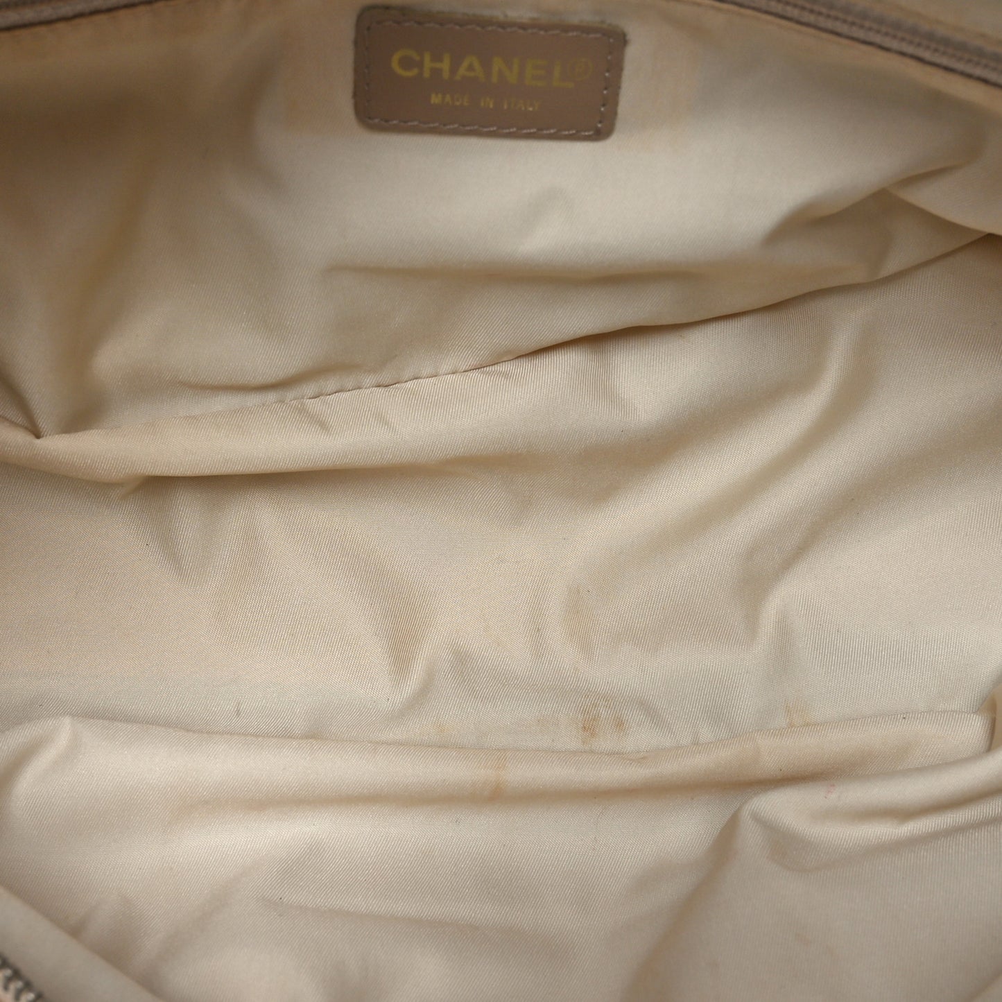 Nylon Travel Bowler Beige
