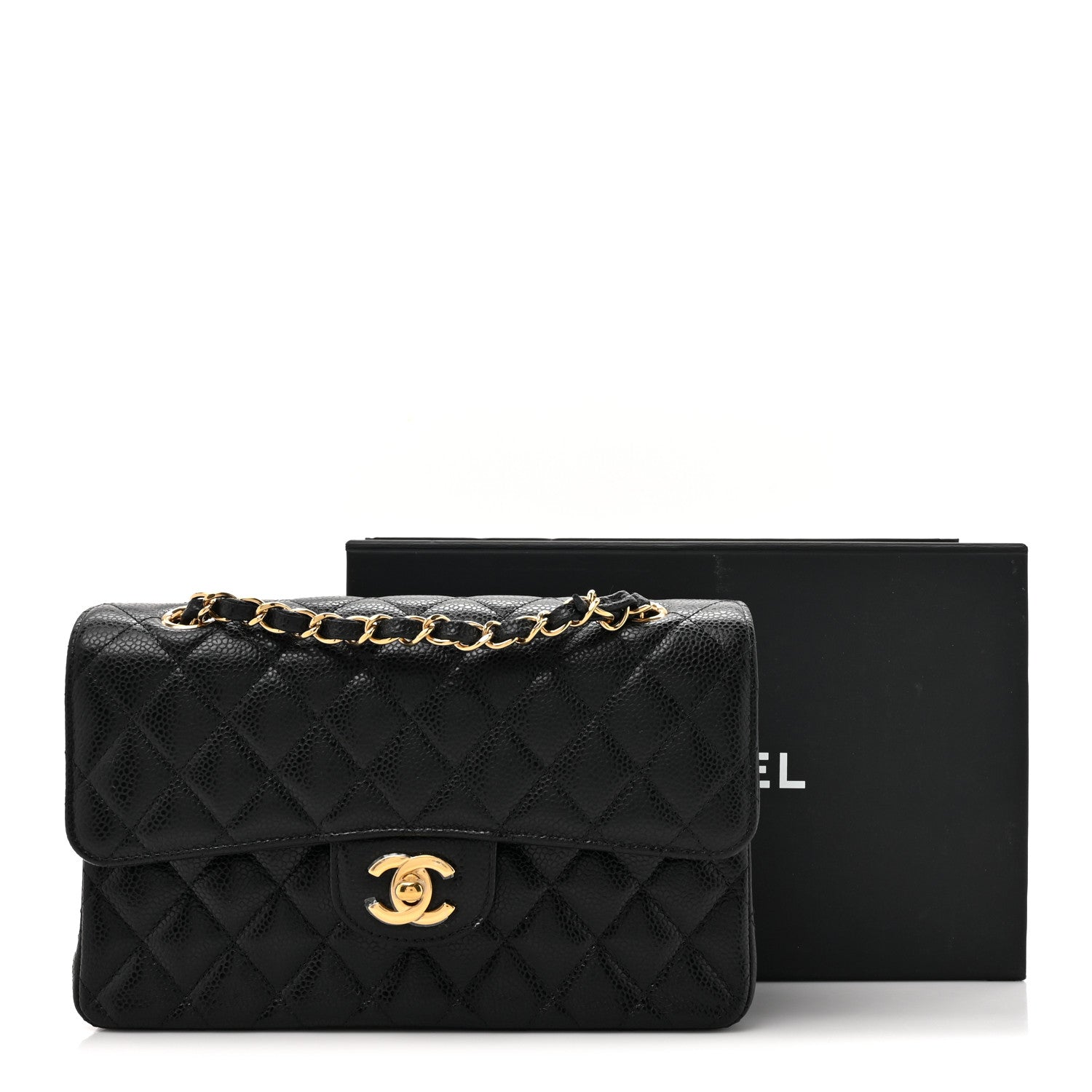 Chanel Caviar Quilted Small Double Flap Black 11 of 11