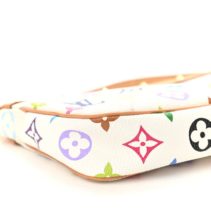 Louis Vuitton Monogram Multicolor Pochette Accessories White 8 of 9