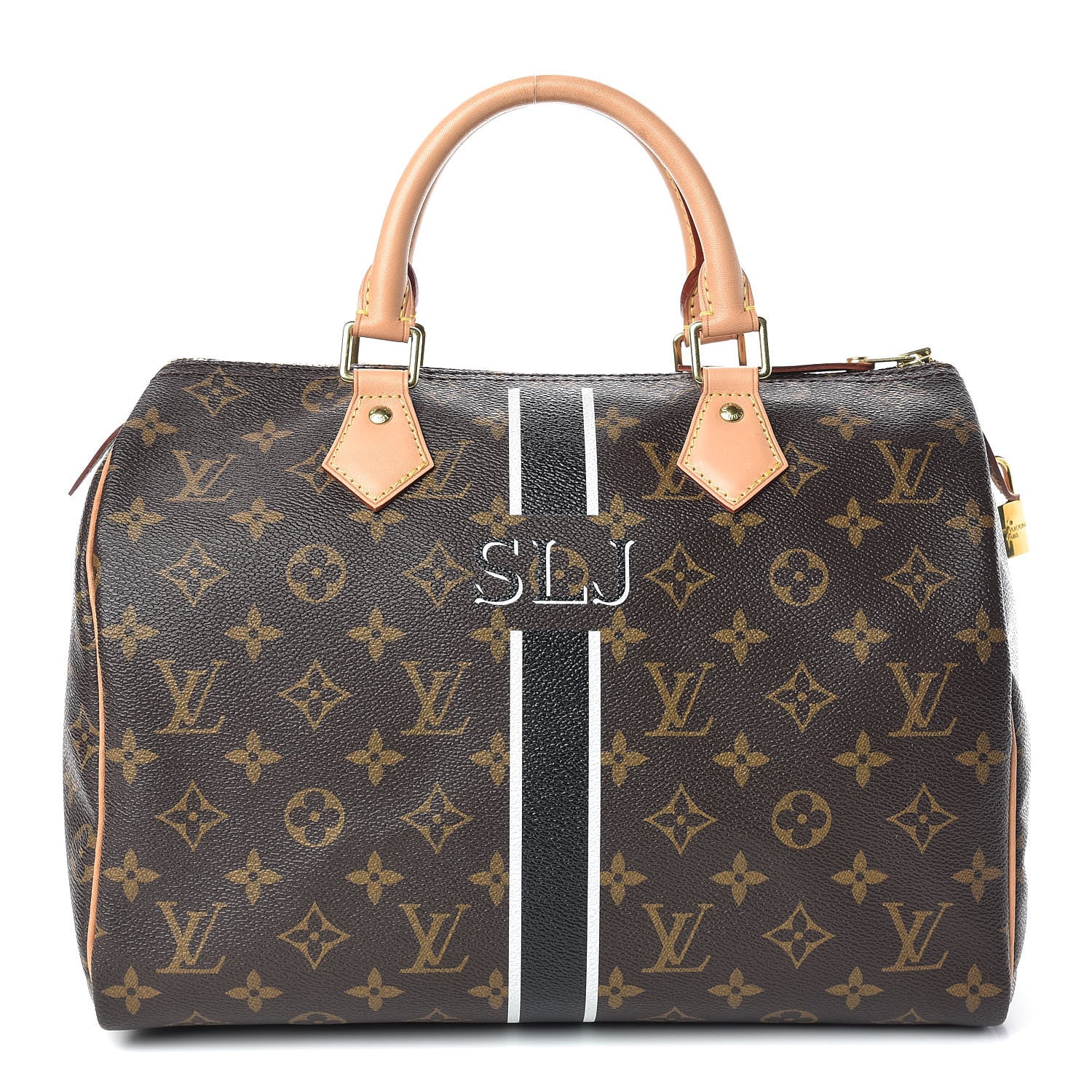 Louis Vuitton Monogram My LV Heritage Speedy 30 Black White 1 of 10