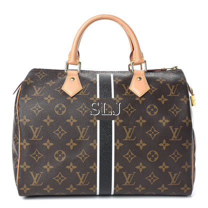 Louis Vuitton Monogram My LV Heritage Speedy 30 Black White 1 of 10