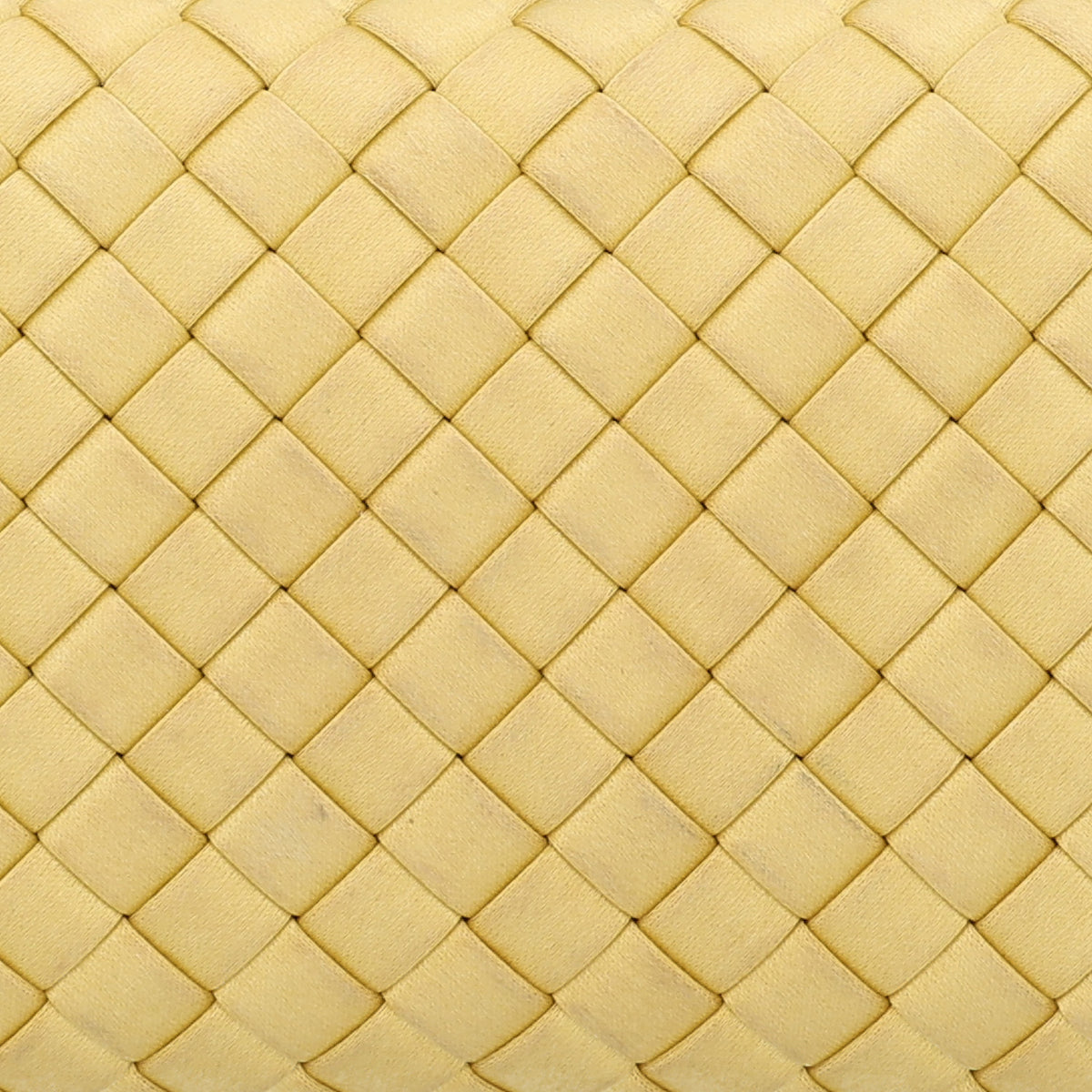 Satin Intreccio Impero Ayers Knot Clutch Banane