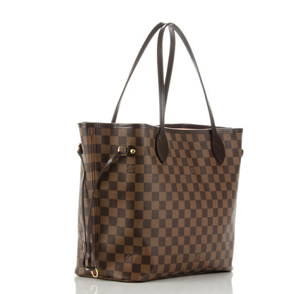 Louis Vuitton Damier Ebene Neo Neverfull MM Rose Ballerine 4 of 10