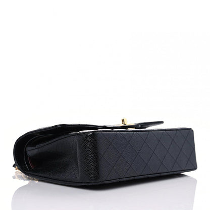 Chanel Caviar Quilted Medium Double Flap Black 4 of 10