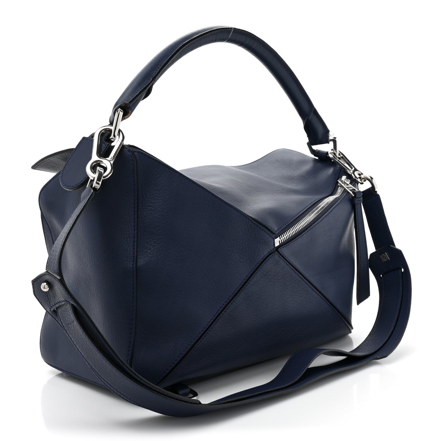 Loewe Calfskin Large Puzzle Bag Marine 3 of 18