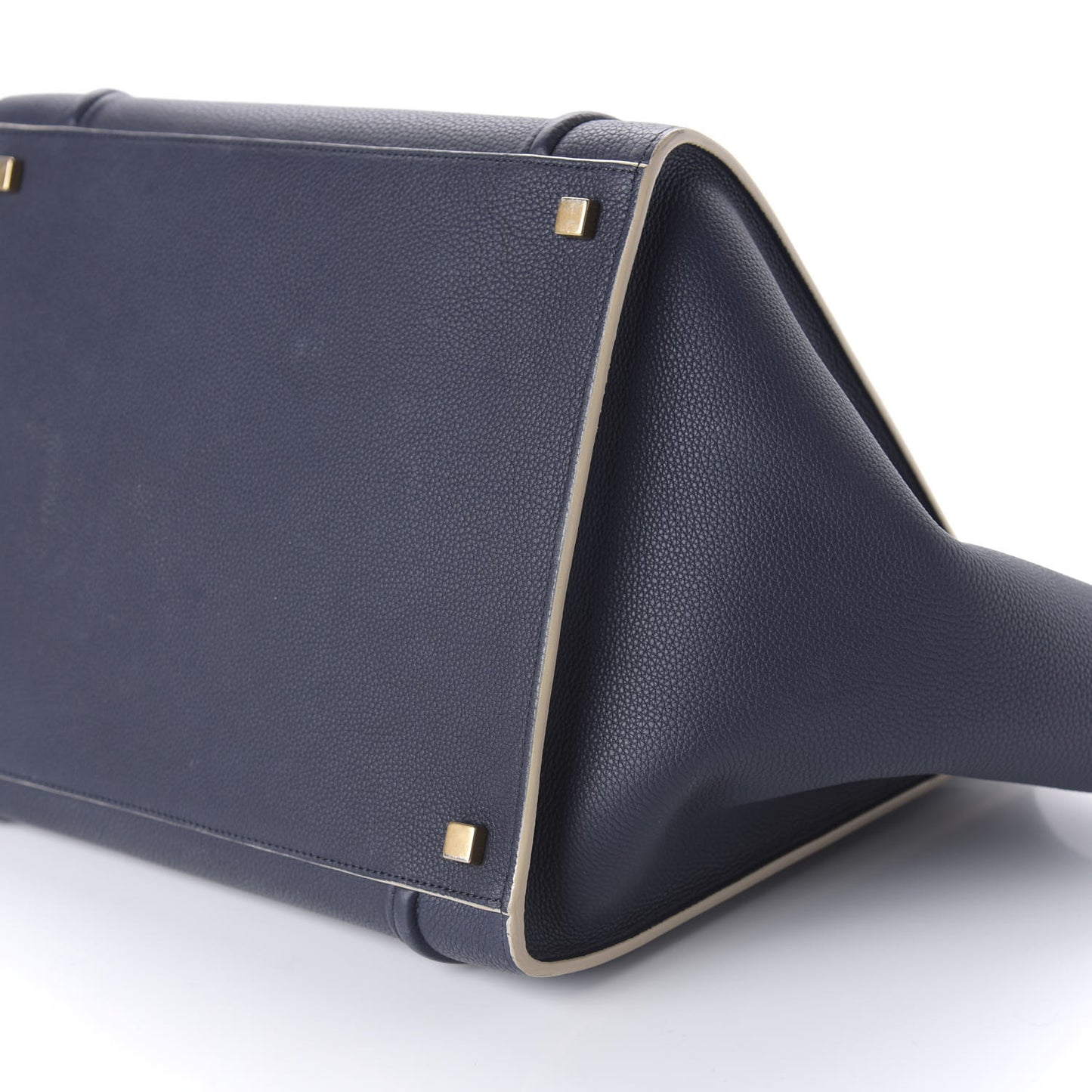 Baby Grained Calfskin Medium Phantom Luggage Navy