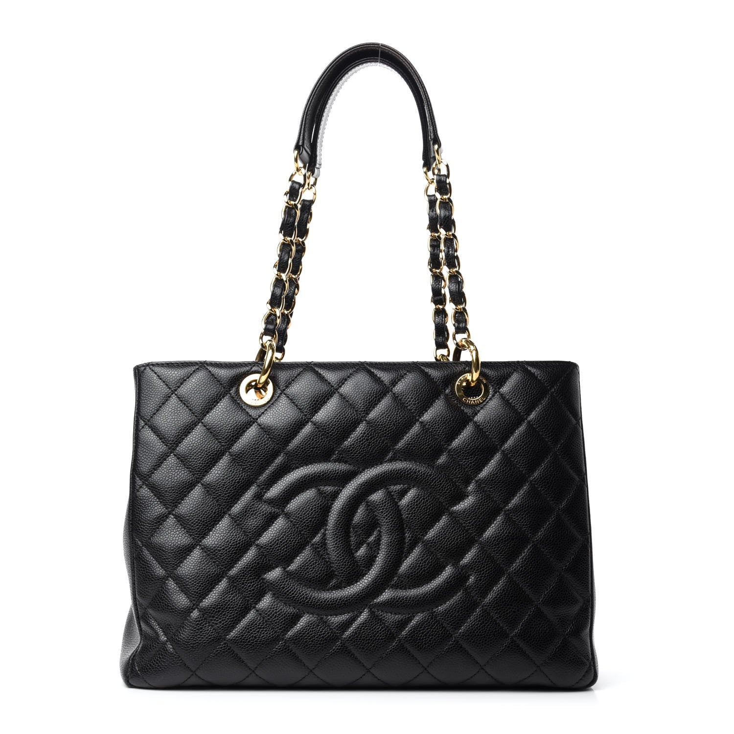 Chanel Caviar Quilted Grand Shopping Tote GST Black 1 of 10