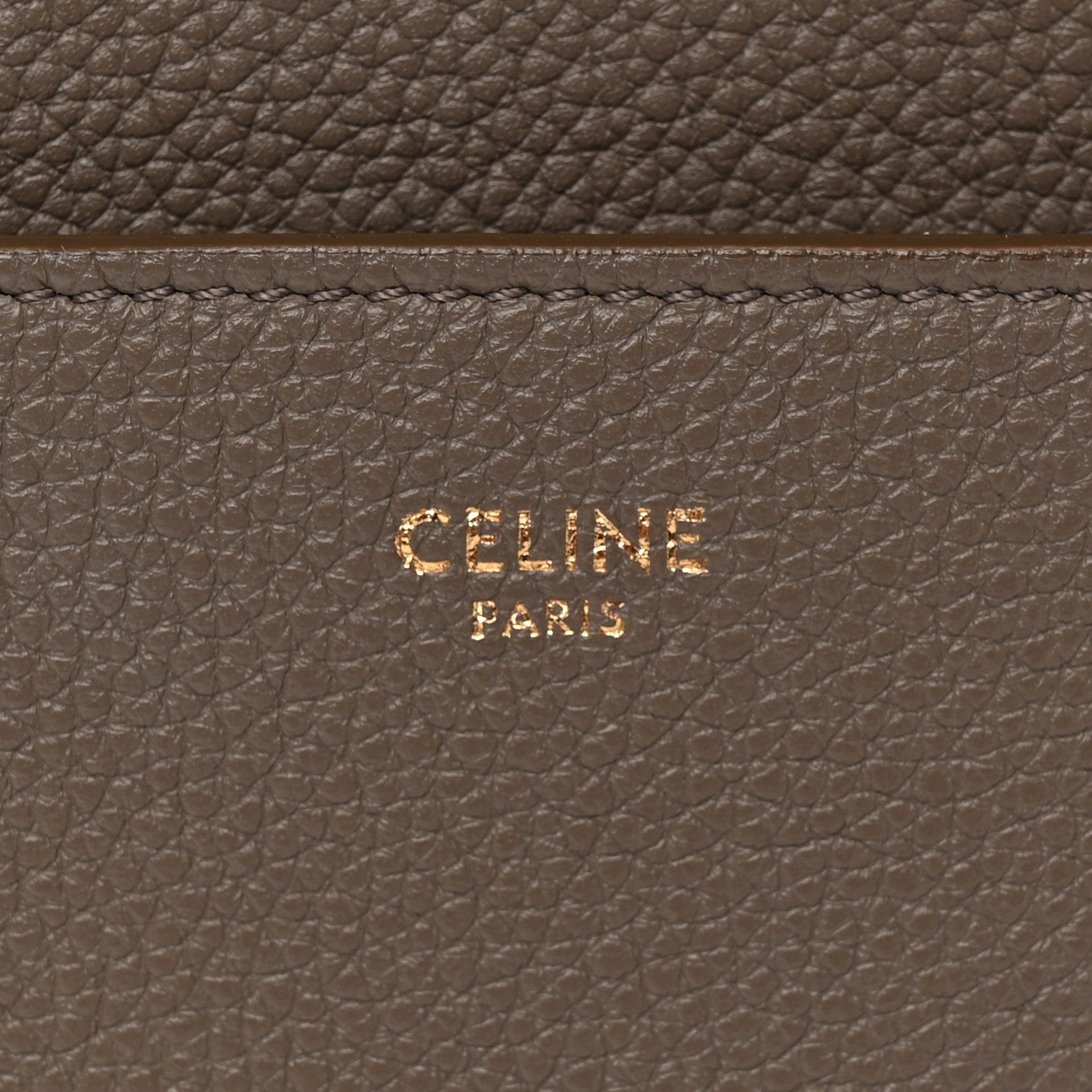 Celine Soft Grained Calfskin Sangle Bucket Bag Taupe 6 of 12