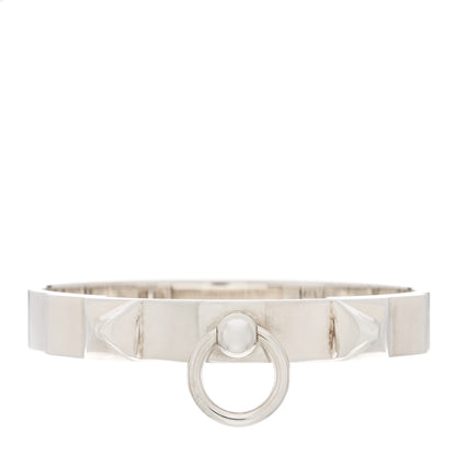 Hermes Sterling Silver PM Collier De Chien Bracelet ST 1 of 4