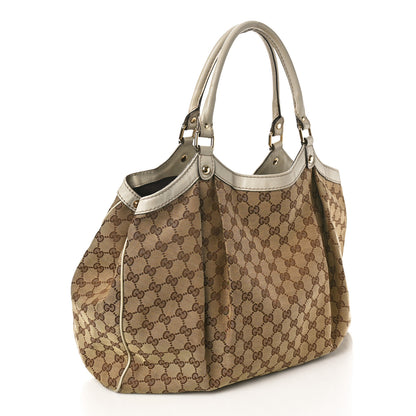 Gucci Monogram Large Sukey Tote Off White 2 of 17