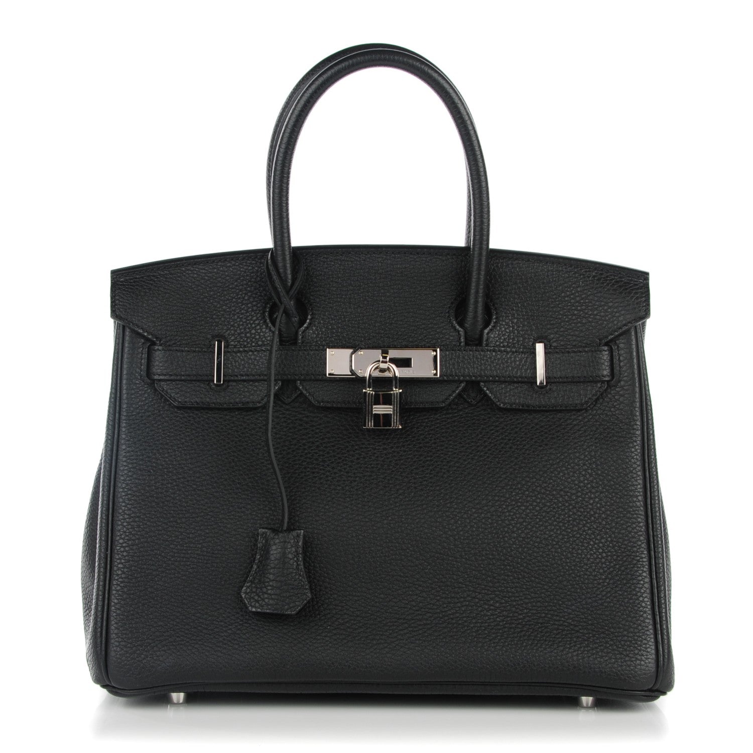 Hermes Taurillon Clemence Birkin 30 Black 1 of 22