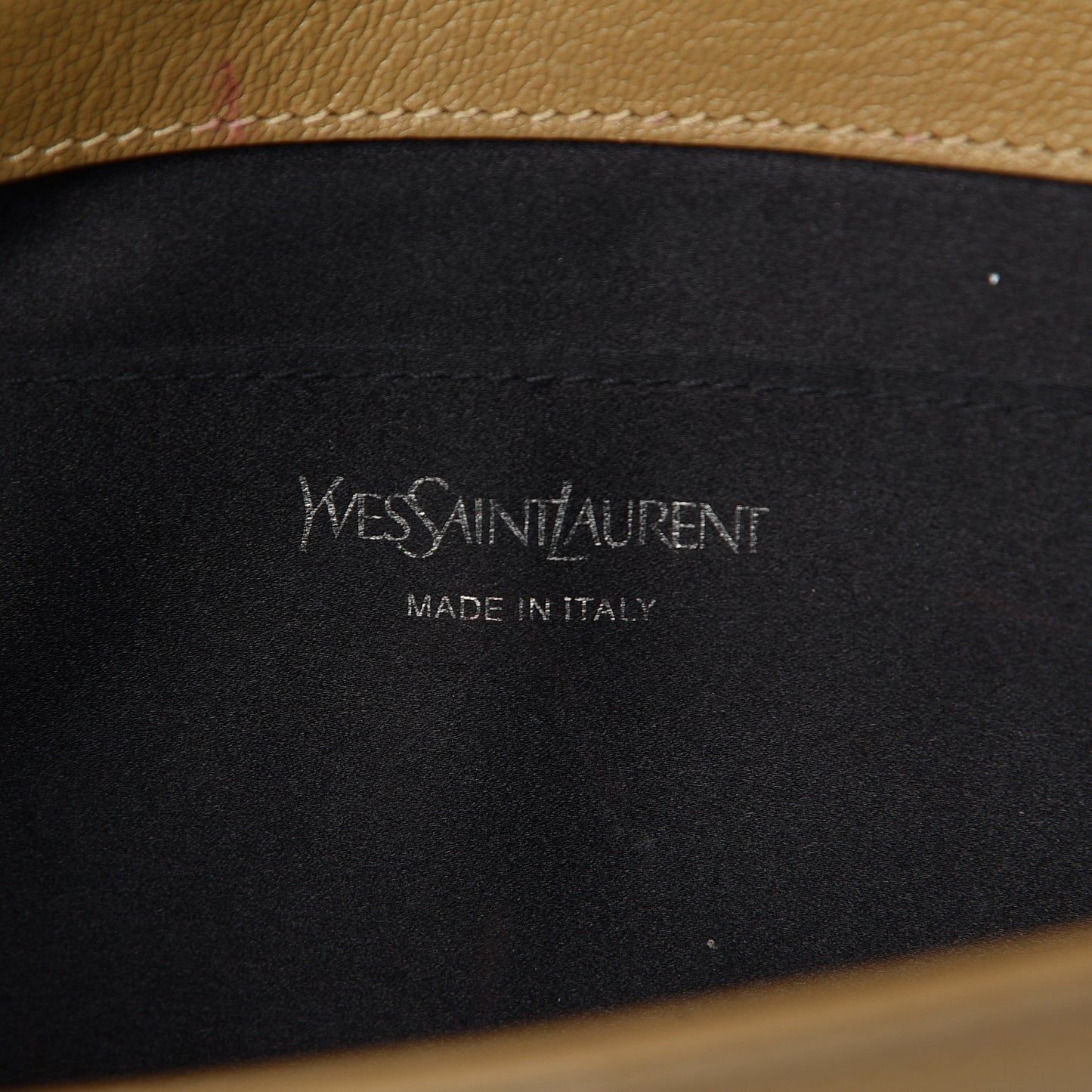Calfskin Monogram Large Belle De Jour Clutch Beige