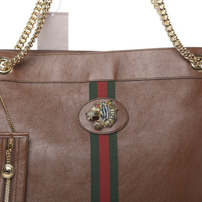 Gucci Calfskin Large Rajah Chain Tote Cuir 11 of 11