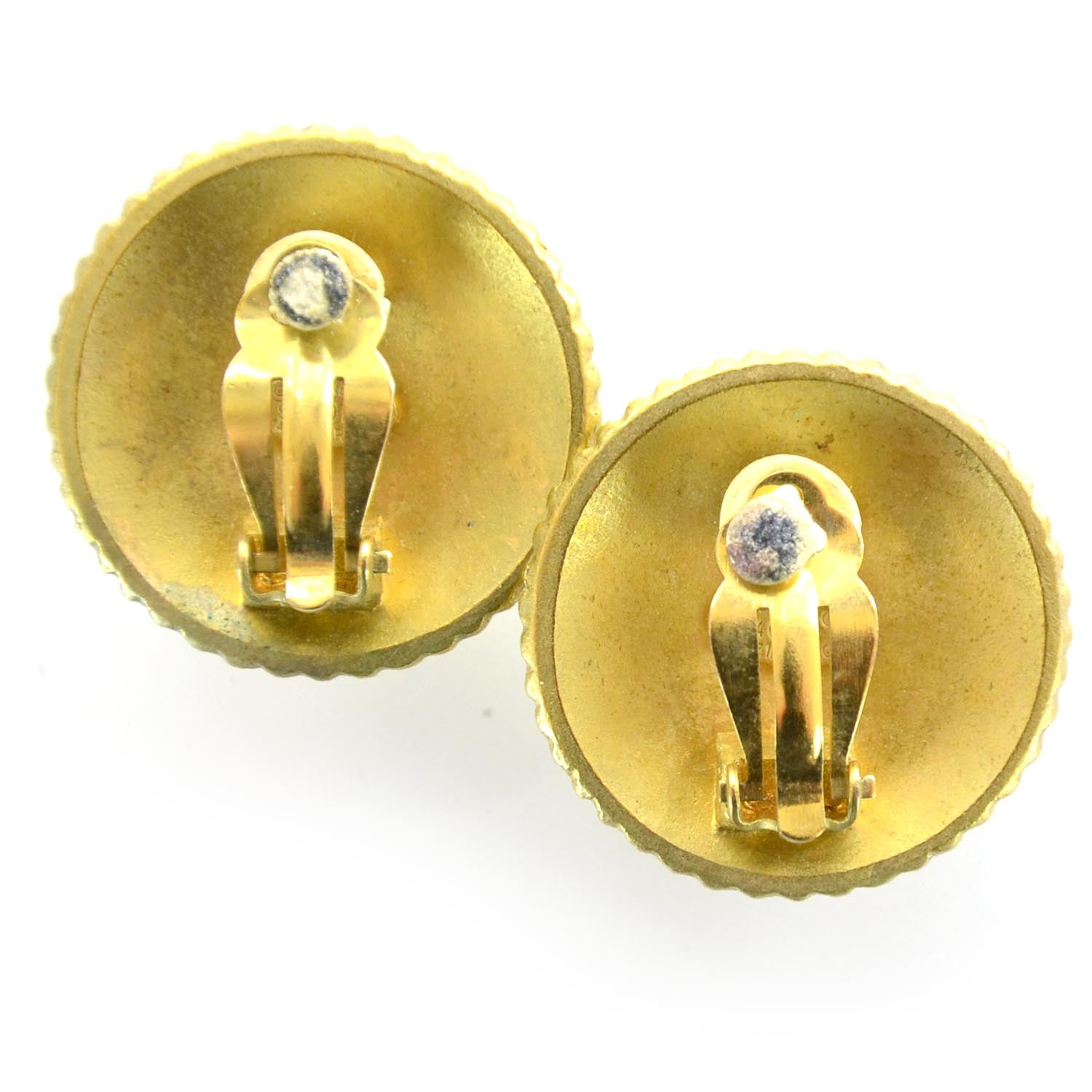 Chanel Coco Clip On Earrings Gold 2 of 5