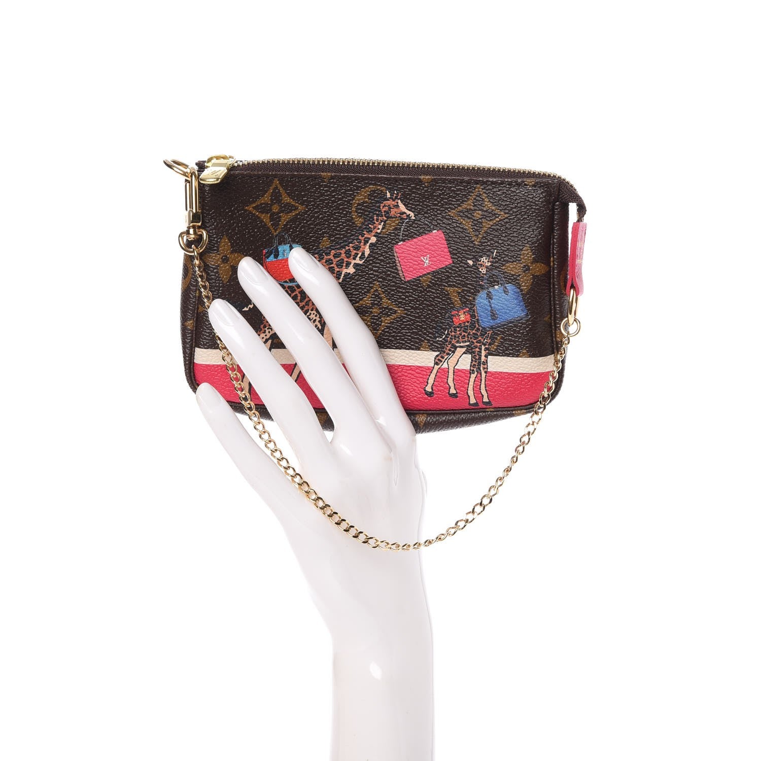 Louis Vuitton Monogram 2017 Christmas Animation Mini Pochette Accessories 2 of 8