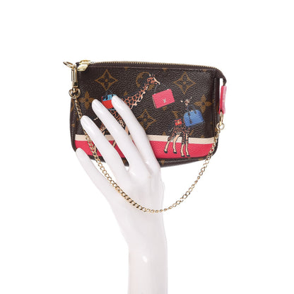 Louis Vuitton Monogram 2017 Christmas Animation Mini Pochette Accessories 2 of 8