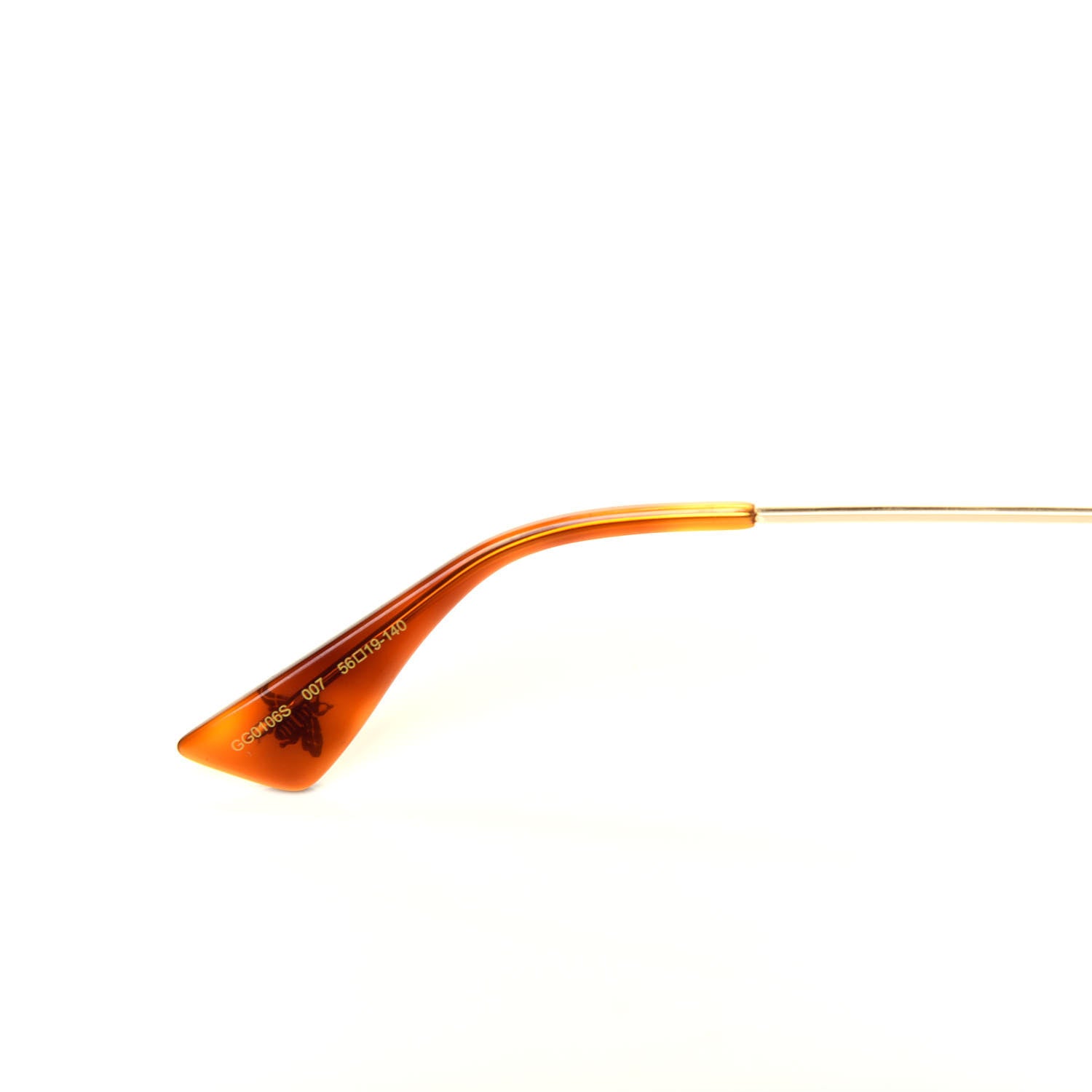 Gucci Square Frame Web GG0106S Sunglasses Tortoise 6 of 7