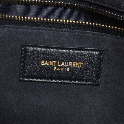 Saint Laurent Leather Large Sac de Jour Carryall Midnight Blue 7 of 8