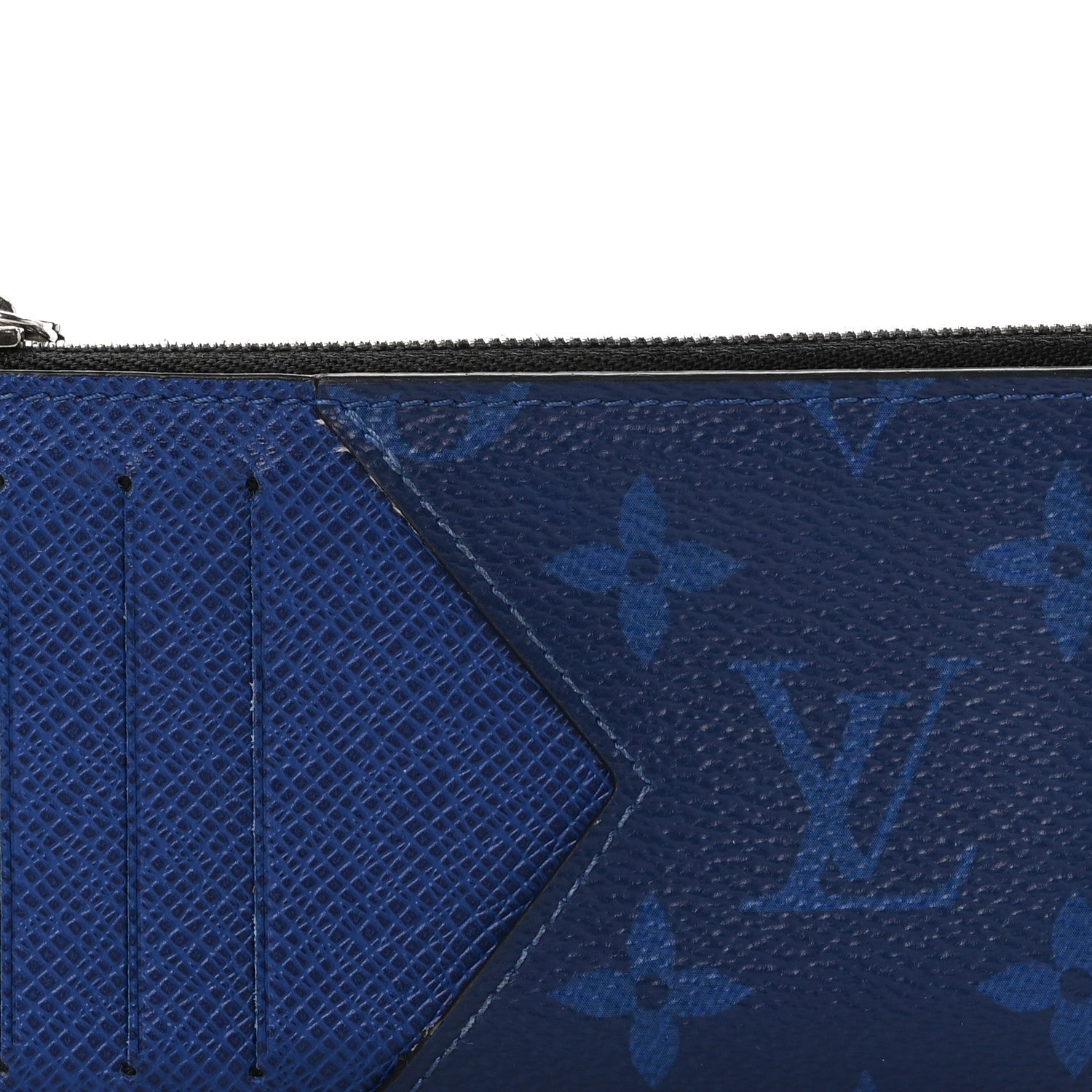 Louis Vuitton Taigarama Coin Card Holder Cobalt Blue 7 of 8